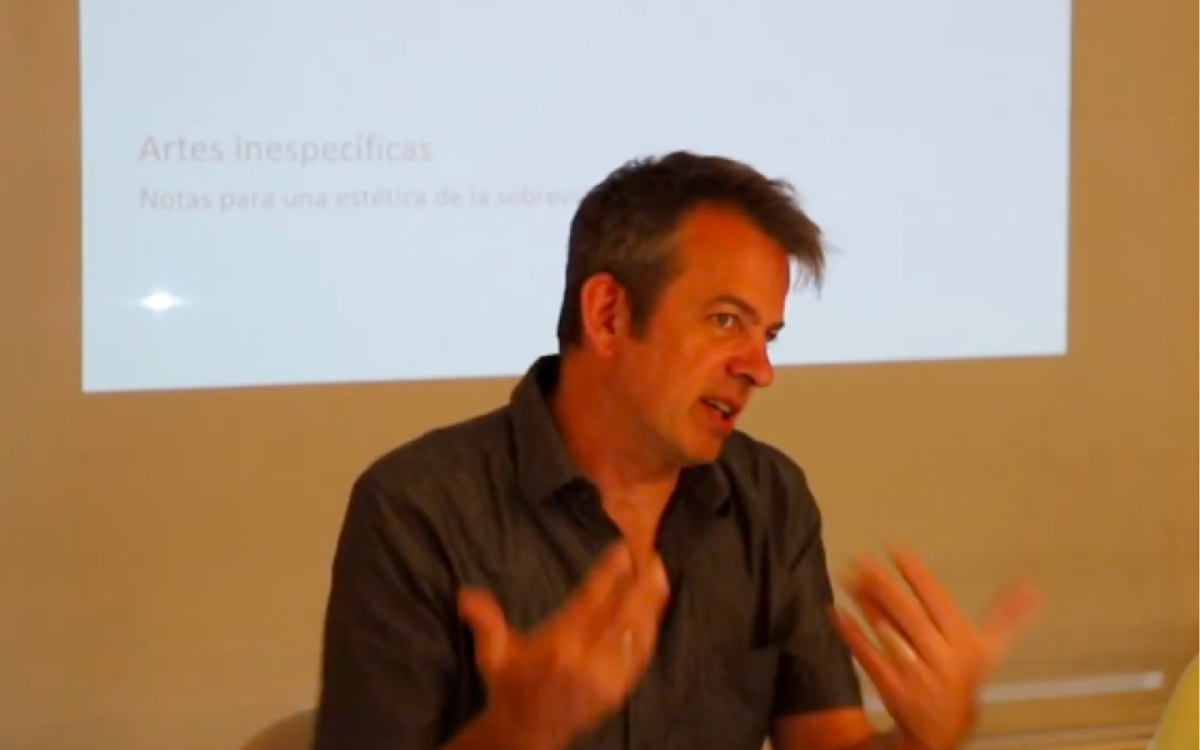 Unspecific arts: notes for an aesthetic of survival