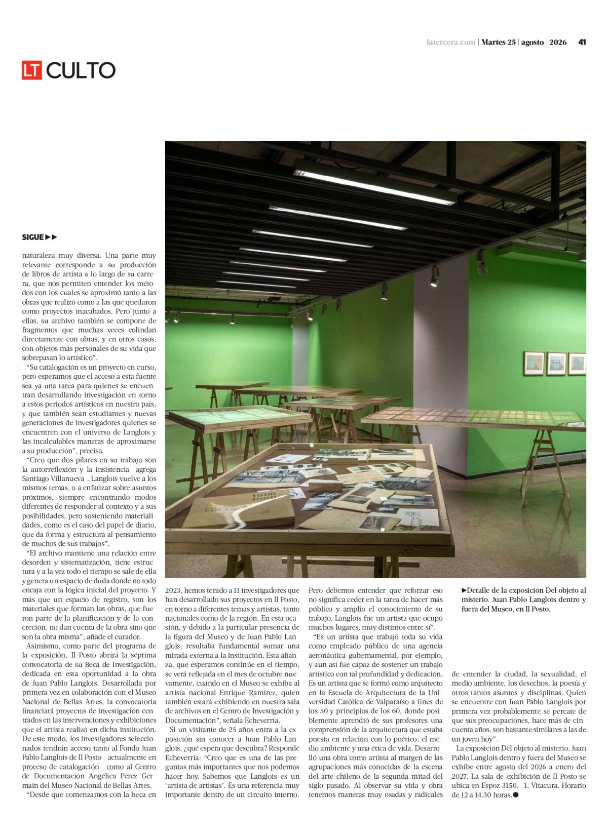 Prensa Del objeto al Misterio
